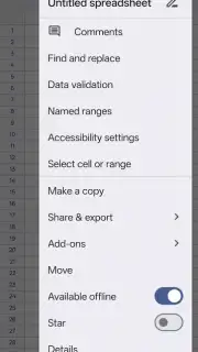 Google Sheets captura 15