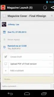Wunderlist captura 4