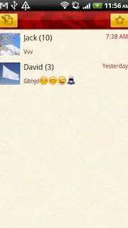 Handcent SMS captura 1