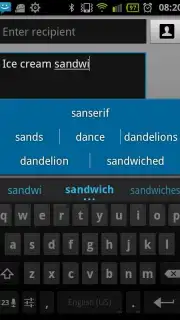 Ice Cream Sandwich Keyboard captura 2