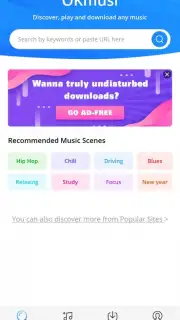 OKmusi - Any Music MP3 Downloader captura 4