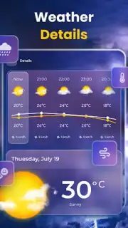 Live Weather Widget & Radar captura 10