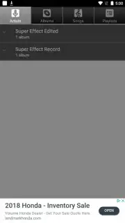 Default Music Player captura 1