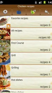 Chicken recipes captura 4