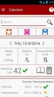 Calories! captura 8