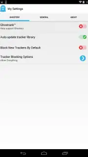 Ghostery Privacy Browser captura 5