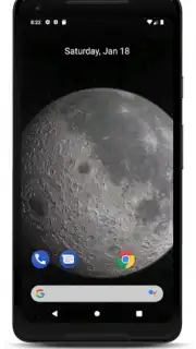 Moon 3D Live Wallpaper captura 16