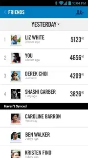 Nike+ FuelBand captura 1