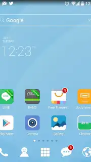 LINE Launcher captura 1