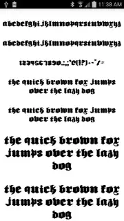 Gothic Fonts 50 captura 5