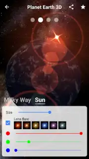 Earth Planet 3D live wallpaper captura 8
