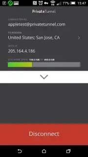 Private Tunnel VPN captura 4