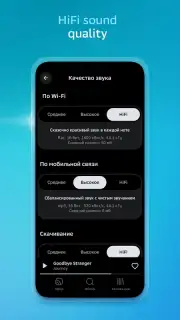 Звук: HiFi - музыка, подкасты captura 5