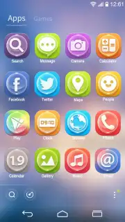 Clean GO Launcher Theme captura 3
