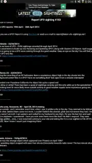 Latest UFO Sightings captura 3