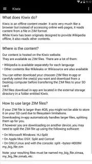 Kiwix offline captura 1