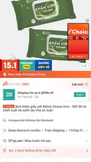 Shopee VN captura 5