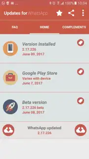 Updates for WhatsApp captura 1