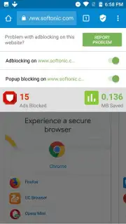 Free Adblocker Browser captura 5