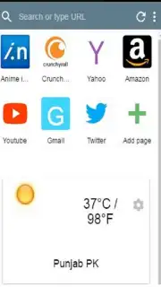 Punch Browser captura 3