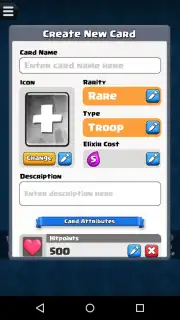 Card Creator for Clash Royale captura 2