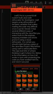 Leaf Pro Java Obfuscator captura 1