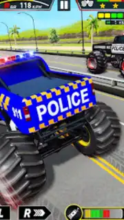 Police Monster Truck Car Games captura 4