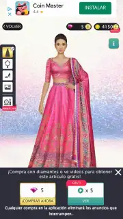 Indian Fashion Dressup Stylist captura 12