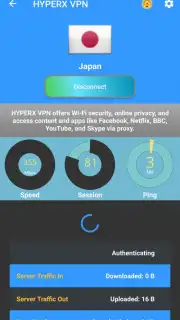 HYPERX VPN captura 5