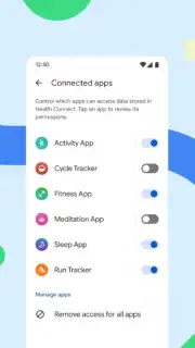 Health Connect captura 4