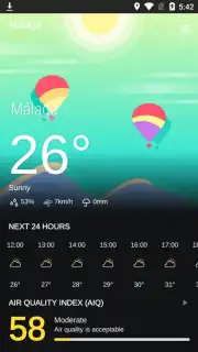 Weather Live captura 5