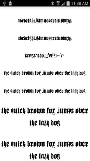 Gothic Fonts 50 captura 3