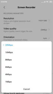 MIUI Screen recorder captura 5