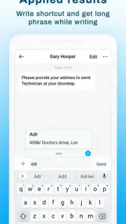 Writing Star: Text Expander & Auto-complete text captura 5