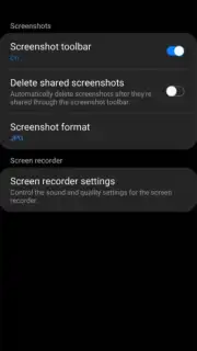 Samsung Record screen captura 3