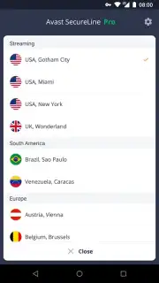 Avast SecureLine captura 2