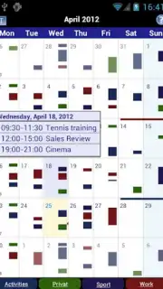 Business Calendar captura 1