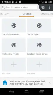 Orfox: Tor Browser captura 6