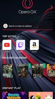 Opera GX captura 1