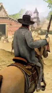 West Cowboy Games Horse Riding captura 7