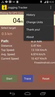 Jogging Tracker captura 3