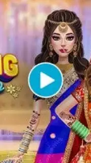 Indian Wedding Dress up games captura 1