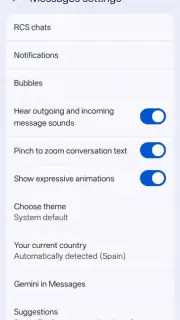 Google Messages captura 16