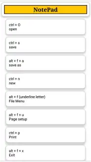 Computers Shortcut Keys captura 2