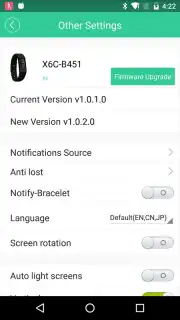 SmartBand 2.0 captura 1