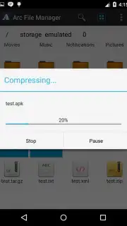 Arc File Manager captura 4