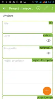 MobiDB Project Management captura 9