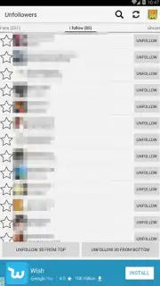 Unfollowers for Instagram captura 1