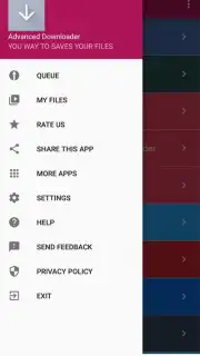Advanced Downloader captura 3