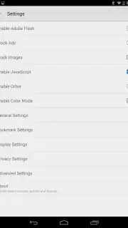 Lightning Browser captura 3